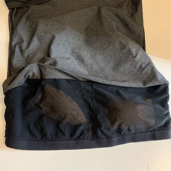 Pure NRG Athletics Tank Top Womens L Large Grey Built In Shelf Bra Padded Yoga - Picture 10 of 13